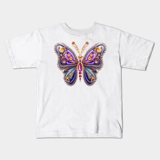 Bejeweled Butterfly #4 Kids T-Shirt